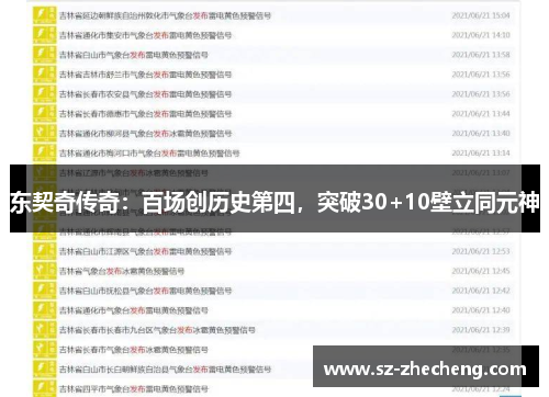 东契奇传奇：百场创历史第四，突破30+10壁立同元神